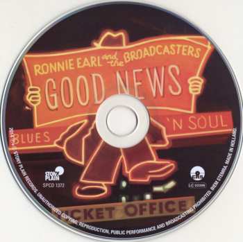 CD Ronnie Earl And The Broadcasters: Good News