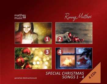 4CD Ronny Matthes: Special Christmas Songs Vol. 1 - 4: Gemafreie Weihnachtsmusik