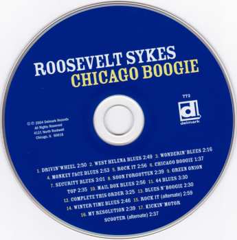 CD Roosevelt Sykes: Chicago Boogie 