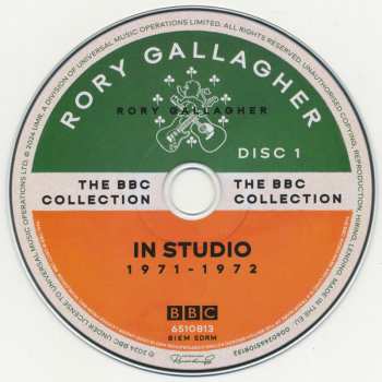 18CD/Zestaw pudełkowy/2Blu-ray Rory Gallagher: The BBC Collection DLX