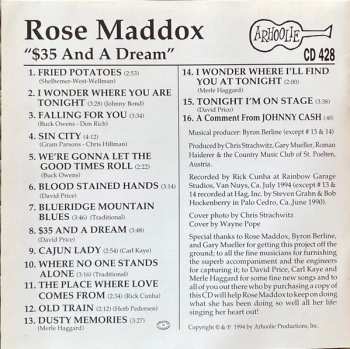 CD Rose Maddox: $35 And A Dream