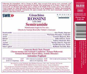 3CD/Zestaw pudełkowy Gioacchino Rossini: Semiramide