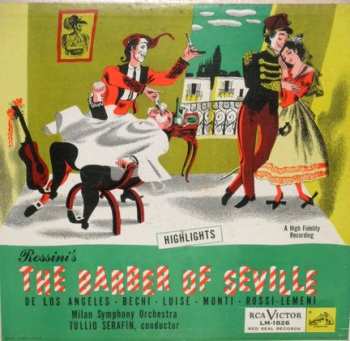 LP Tullio Serafin: The Barber Of Seville (Highlights)