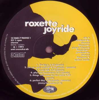 LP Roxette: Joyride