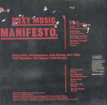 5CD/Zestaw pudełkowy Roxy Music: 5 Album Set