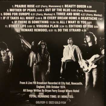 CD Roxy Music: Newcastle Complete