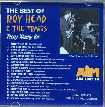 CD Roy Head: The Best Of Roy Head & The Traits Teeny Weeny Bit 