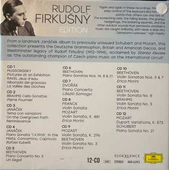 12CD/Zestaw pudełkowy Rudolf Firkušný: Edition