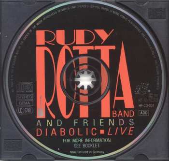 CD Rudy Rotta Band: Diabolic Live