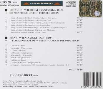 CD Henryk Wieniawski: 6 Polyphonic Studies / 9 Studies Caprices Op. 10