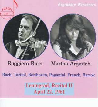 Album Johann Sebastian Bach: Leningrad, Recital II: April 22, 1961