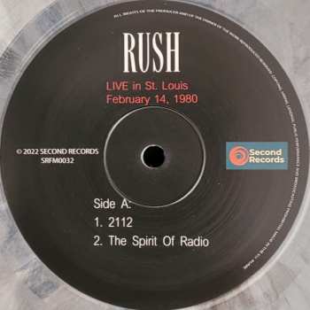 2LP Rush: Live In St. Louis 1980 CLR | LTD
