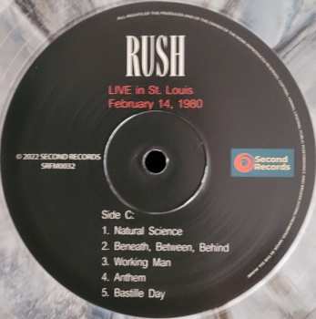 2LP Rush: Live In St. Louis 1980 CLR | LTD