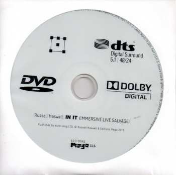 LP/DVD Russell Haswell: In It (Immersive Live Salvage) LTD