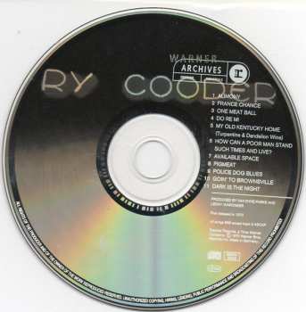 CD Ry Cooder: Ry Cooder