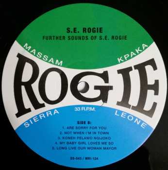 LP S. E. Rogie: Further Sounds Of S.E. Rogie