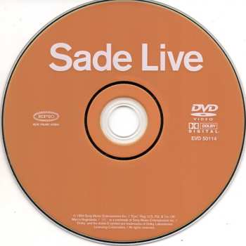 DVD Sade: Live