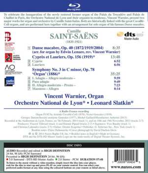Blu-ray Camille Saint-Saëns: : Symphony No. 3 “Organ”