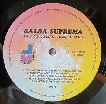 LP Salsa Suprema: En La Conquista Del Mundo Latino