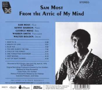 CD Sam Most: From The Attic Of My Mind