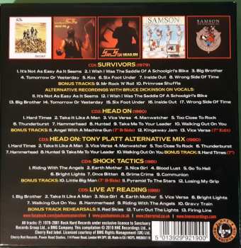 5CD/Zestaw pudełkowy Samson: Bright Lights The Albums 1979-1981