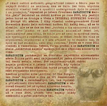 CD Sanatorium: Arrival Of The Forgotten Ones ...20 Years Later