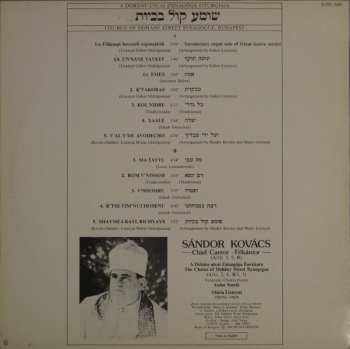 LP Sándor Kovács: A Dohány Utcai Zsinagóga Liturgiája / Liturgy Of Dohány Street Synagogue