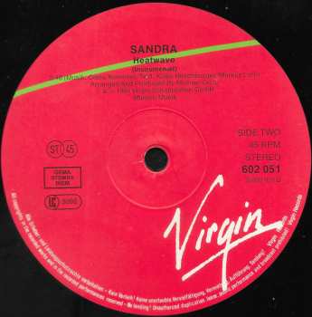 LP Sandra: In The Heat Of The Night