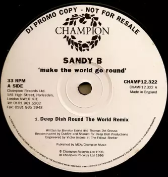 Sandy B: Make The World Go Round