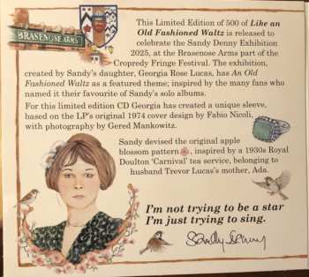 CD Sandy Denny: Like An Old Fashioned Waltz LTD