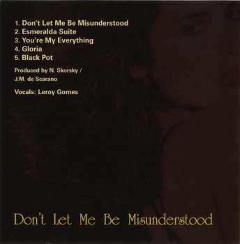 CD Santa Esmeralda: Don't Let Me Be Misunderstood / The House Of The Rising Sun