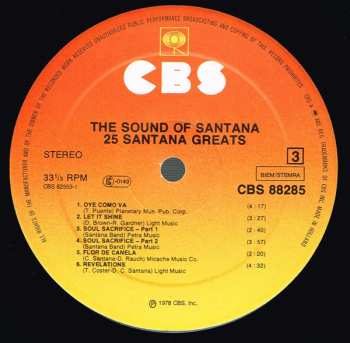 2LP Santana: 25 Hits