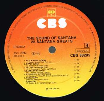 2LP Santana: 25 Hits