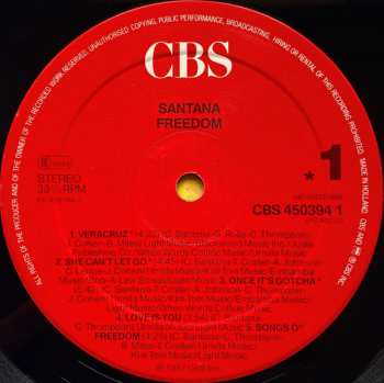 LP Santana: Freedom