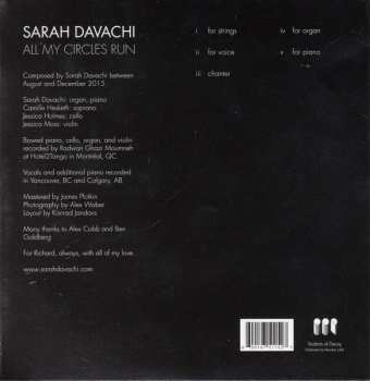 CD Sarah Davachi: All My Circles Run