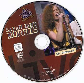DVD Sarah Jane Morris: In Concert