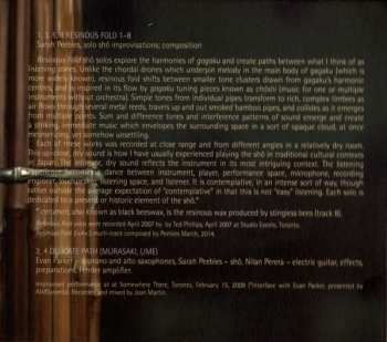 CD Sarah Peebles: Delicate Paths - Music For Shô