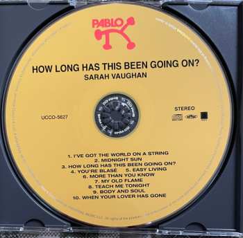 CD Sarah Vaughan: How Long Has This Been Going On?