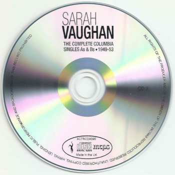 3CD Sarah Vaughan: The Complete Columbia Singles As & Bs - 1949-53