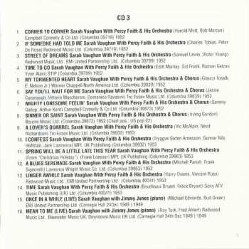 3CD Sarah Vaughan: The Complete Columbia Singles As & Bs - 1949-53