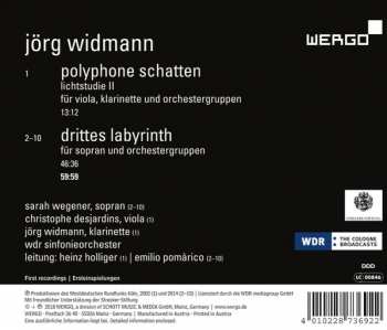 CD WDR Sinfonieorchester Köln: Drittes Labyrinth / Polyphone Schatten