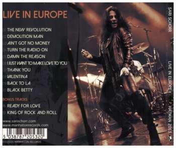 CD Sari Schorr: Live In Europe