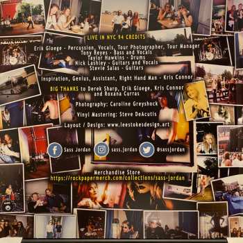 LP Sass Jordan: Live In New York Ninety-Four