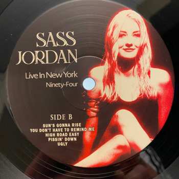 LP Sass Jordan: Live In New York Ninety-Four