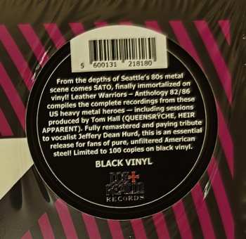 LP Sato: Leather Warriors / Anthology 82 - 86 LTD