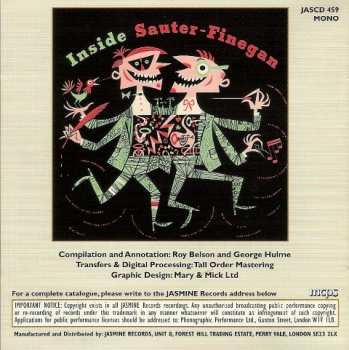 2CD Sauter Finegan Orchestra: Inside The Sound