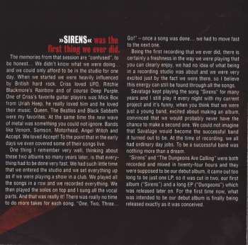 CD Savatage: Sirens & The Dungeons Are Calling - The Complete Session DIGI