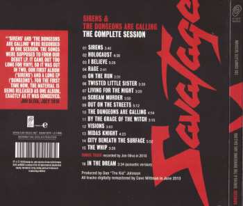 CD Savatage: Sirens & The Dungeons Are Calling - The Complete Session DIGI