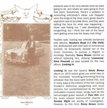 CD Savoy Brown: Raw Sienna / Looking In