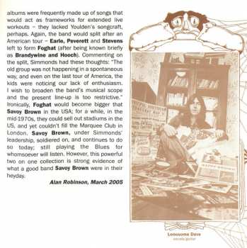 CD Savoy Brown: Raw Sienna / Looking In